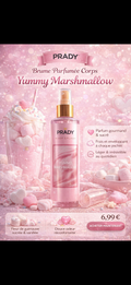 Brume Parfumée Corps Marshmallow – Yummy Marshmallow – PRADY 250 ml