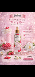 Brume Parfumée Framboise & Gardénia – Oh My Love! – Queen’s by PRADY 250 ml